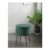 Dark Green Velvet Storage Stool