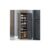 Dark Grey 8-Tier Shoe Cabinet for Entryway Storage