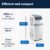 DeLonghi Pinguino Compact PACES72 Portable 8,300 BTU Air Conditioner, 3 in1 Air Conditioning Unit, dehumidifier, Rooms 60m³, Energy Class A
