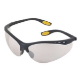 DeWalt Reinforcer Smoke Ploycarbon Safety Glasses – Black/Smoke, One Size