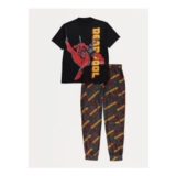 Deadpool Black Short Sleeve Pyjamas