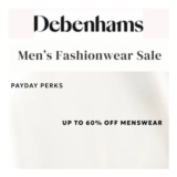 Debenhams Payday Sale – up to 60% off on Menswear