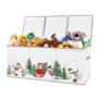 Decalsweet Extra Large Foldable Toy Box with Lid 96x32x40cm