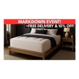 Deep-Sleep Memory Foam Mattress Extra-Thick Free Delivery Only £69
