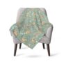 Deer-Themed Fleece Throw Blanket, All-Season, 40x30in
