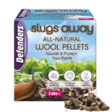 Defenders All-Natural Slugs Away Wool Pellets 3 Litre, Slug Deterrent, Protect Gardens