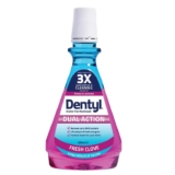 Dentyl Dual Action CPC Mouthwash, 12hrs Fresh Breath & Total Care, Alcohol Free, Fresh Clove, 500 ml
