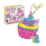 DiamondZ Crystal Painting Kit: Unicorn Kids Keychain