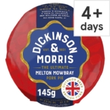 Dickinson & Morris Melton Mowbray Pork Pie 145G – Clubcard Price