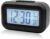 Digital Alarm Clock, Digital Alarm Clock LED Display with Temperature Big LCD Digit Display and Battery Powered, Display Snooze Smart Brightness Sensor for Bedroom Home Office and Travel