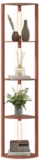 Dimming LED Floor Lamp with Shelves, Brown – Sold & Shipped by MH STAR UK LTD