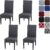 Dining Room Chair Covers Slipcovers Set of 4, Stretch Removable Washable Dining Chair Protector Decoration Cover Seat Slipcover for Hotel, Ceremony, Banquet, Kitchen, Restaurant, Home