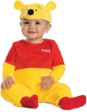 Disguise Disney Winnie the Pooh Jumpsuit for Kids and Toddlers, Officially Licensed, Includes Soft Jumpsuit and Adorable Winnie the Pooh Hat, Dimensional Details, for Ages 12-18 months