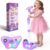 Dislocati Girls Toys Age 3-12, Karaoke Machine 2 Microphones with Adjustable Stand Birthday Gifts for Girls Microphone for Kids Toys Age 3 4 5 6 7 8 9 10 Year Old Girl Gifts