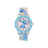 Disney Girls Analog Quartz Watch with Silicone Strap LAS9011