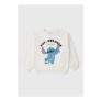 Disney Girls Cream Stitch Sweatshirt (4-13yrs)