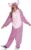 Disney Lilo & Stitch Angel Jumpsuit for Adults, Officially Licensed Disney Lilo & Stitch by Disguise, Features Detailed Fabric Hood with Dimensional Ears, in Size S/M and L/XL
