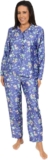 Disney Lilo & Stitch Womens and Girls Long Satin Pyjama Set Two Piece Pyjamas Silk Satin
