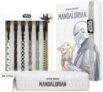 Disney Pencil Case and Stationery Set Eeyore Winnie The Pooh The Mandalorian Minnie Mouse Mickey Mouse Notebook and Pen Set School Supplies Work Office Baby Yoda Gifts (White Mandalorian)