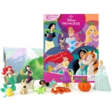Disney Princess My Busy Books – Storybook, 10 figurines, playmat