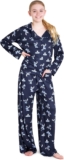 Disney Stitch Girls PJs for Kids Teenagers – 2 Piece Long Girls Pyjamas Breathable Lounge Wear 7-14 – Years Stitch Gifts