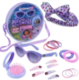Disney Stitch Handbag for Kids Cute Shoulder Bag with UV400 Sunglasses Hair Clip Hairbands Hair Accessories for Girls Pretend Play Dress Up Stitch Gifts