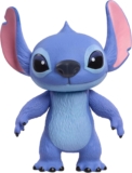 Disney Stitch Live-Action Larger Than Life 35,6 cm Vinyl Figure, Articulated Toy for Play or Display, Poseable Figurine, Inspired by Disneys New Live-Action Lilo & Stitch Movie, Kids Ages 3