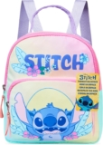 Disney Stitch Mini Backpack for Girls & Toddlers, Cute Small Rucksack, Daypack Nursery Bag for Preschool Lunch Travel Fashion Backpack (Multi Disney Stitch)