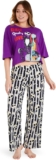 Disney Stitch Womens Pyjamas Set, Cosy Nightwear Long PJs Comfy Loungewear for Adults Teenagers, Stitch Gifts for Women