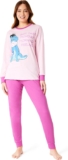 Disney Stitch Womens Pyjamas Set Nightwear Eeyore Minnie Mouse Long PJs Lounge Wear Women Teenagers S-2XL Stitch Gifts