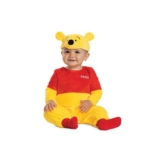 Disney Winnie the Pooh Toddler Jumpsuit with Hat, Ages 12-18 Months