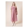 Ditsy Shirred Bodice Midi Dress – Extra 10% off Use Code: EXTRA10