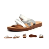 Divaz Luxe Zurich Womens Sandal – Silver