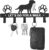 Dog Key Holder for Wall – Creative Iron Art Dog Lead Hook for Key/Dog Leash/Bag, Clothing Storage Rack, Metal Key Hooks Wall Mounted