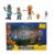 Dog Man Movie Action Figures Multipack Set by Jakks Pacific, Includes 6.3 cm Articulated Scale Figures – Inspired by the Dog Man Movie Toys