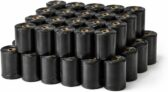 Dog Poop Bags 720 Count, Black Dog Waste Bags, 36 Rolls (20 Bags Each), Strong & Leak-Proof