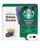 Dolce Gusto 12 x Pods STARBUCKS Espresso Dark Roast coffee
