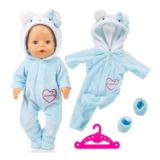 Doll Clothes for 13-18 Inch Dolls: Jumpsuit, Top Hat, Socks