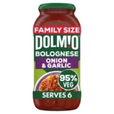 Dolmio Bolognese Onion and Garlic Pasta Sauce Family Size Jar 675g (5% voucher Subscribe & Save)