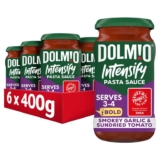 Dolmio Intensify Bold Smokey Garlic & Sundried Tomato Pasta Sauce Jar, Bulk Multipack 6 x 400g Subscribe & Save £6.75