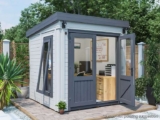 Dominator Classic Insulated Garden Office – 2.5 x 2.5m – W/Code