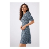 Dorothy Perkins Petite Blue Floral Jersey Mini Dress