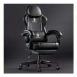 Dowinx Ergonomic Gaming Chair with Footrest and Lumbar Massage