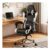 Dowinx Ergonomic Gaming Chair with Footrest and Lumbar Massage, White