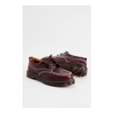 Dr. Martens Red Lowell 4-Eye Shoes