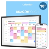 Dragon Touch Calendar, 10.1 Digital Calendar 2026 Family Planner, 1080P Full HD Interactive Touchscreen