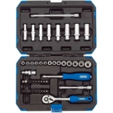 Draper 1/4 47 Piece Square Drive Metric Socket Set – Sold by World Of Supply / FBA