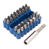 Draper 33 Piece Magnetic Bit Holder Set 25 Mm 1/4 Metric Screwdriver Kit