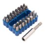 Draper 33 Piece Magnetic Bit Holder Set 25 Mm 1/4 Metric Screwdriver Kit
