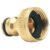 Draper 36198 Brass Garden Hose Tap Connector, 3/4, Gold